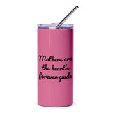 Mothers Heart Guide Tumbler, Mothers Day Gift, Mom Appreciation Present, Unique Mother Quote Design, Pink Drinkware, Perfect Gift Idea - Tawshia